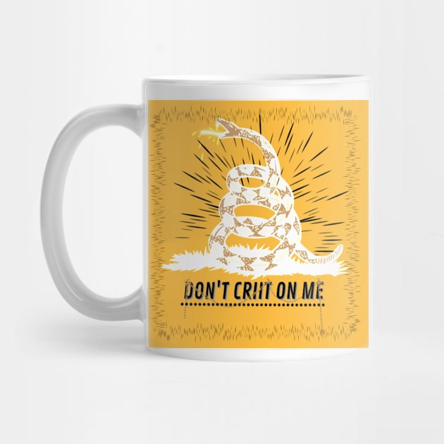 Dont tread on me inverted colors by Aceplace Design